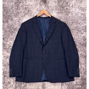 Oak Hill Blazer 1XL 46 / 48 Mens Blue Plaid Check Jacket